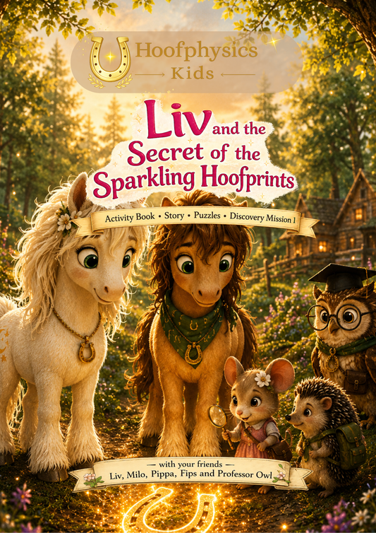 Goldhain-Activity-Book-Discovery-Edition-US_Cover with Liv,Milo,Pippa,Professor Owl and Fips